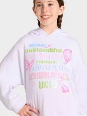 Wicked x Katie Kime Girls' Hoodie Pullover Sweatshirt
Girls Med (8)
New with Tag